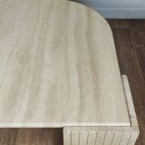 Roche Bobois 70' travertine coffee table