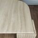 Table basse en travertin  Roche Bobois 70'