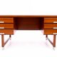 Teak desk, Eigil Petersens Mobelfabrik, Denmark, 1970s.