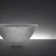 Glass bowl Trigona for Holmegaard, Denmark 1980s