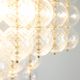 Chandelier in blown glass and gilded brass. 1970s. LS59391508H