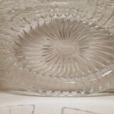 Plat et ramequins cristal
