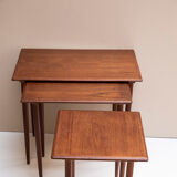 Suite of vintage nesting tables