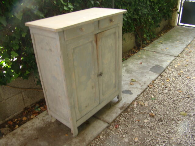 Old patinated Parisian buffet