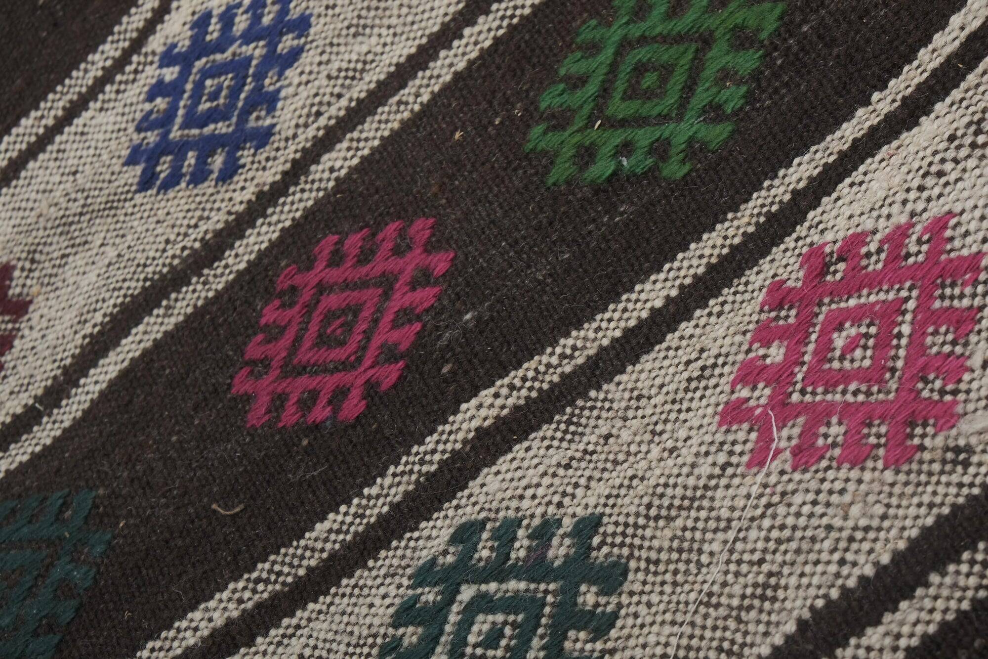 Vintage Turkish hallway rug 64x198 cm