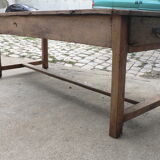 Solid wood farm table