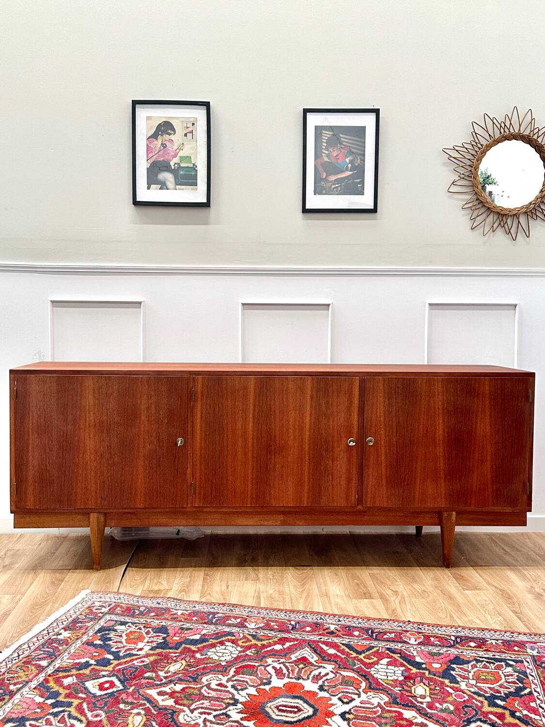Vintage Scandinavian style sideboard