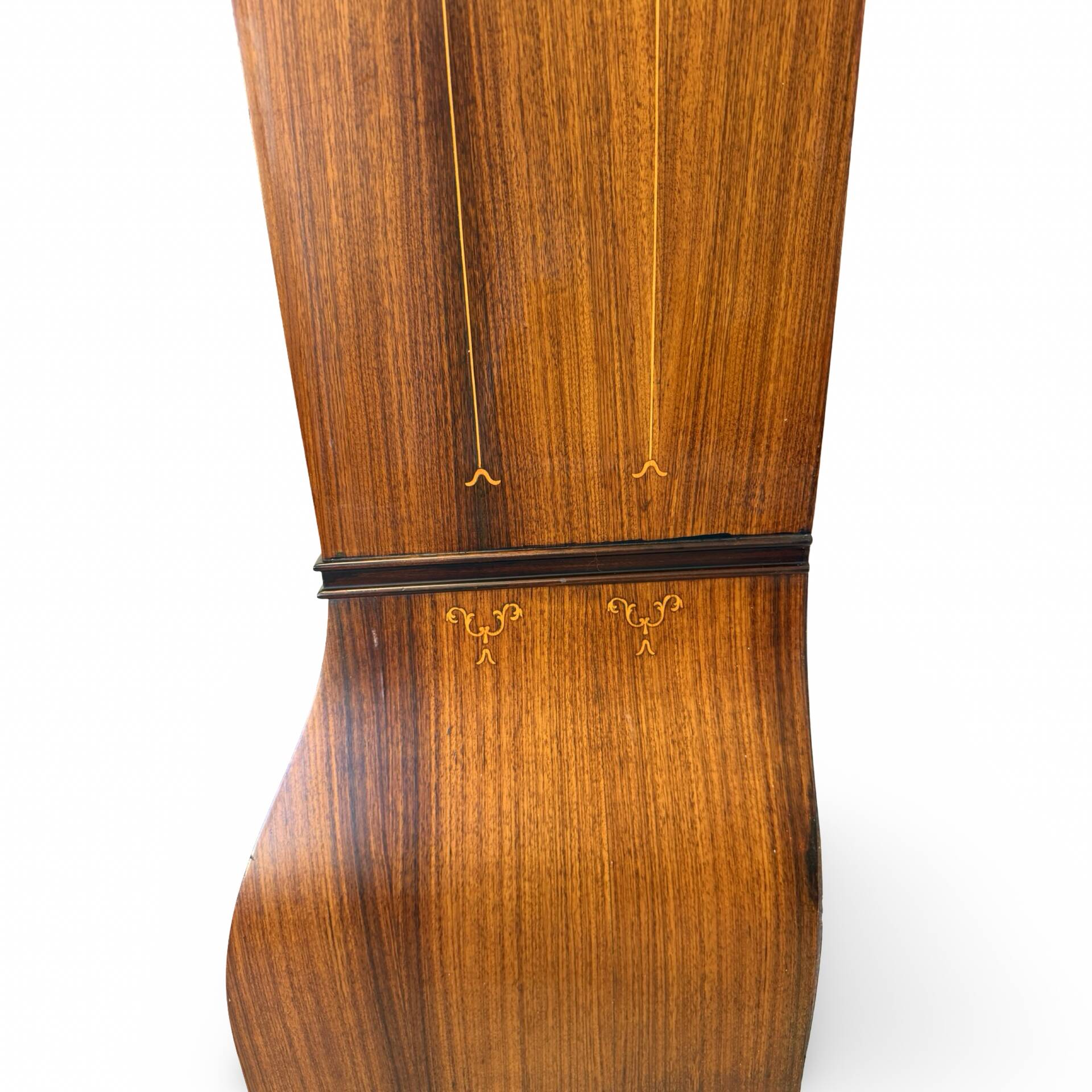 Secretary credenza in marquetry in the Italian Louis XV style from the mid-century, 1960.