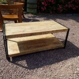 Industrial coffee table