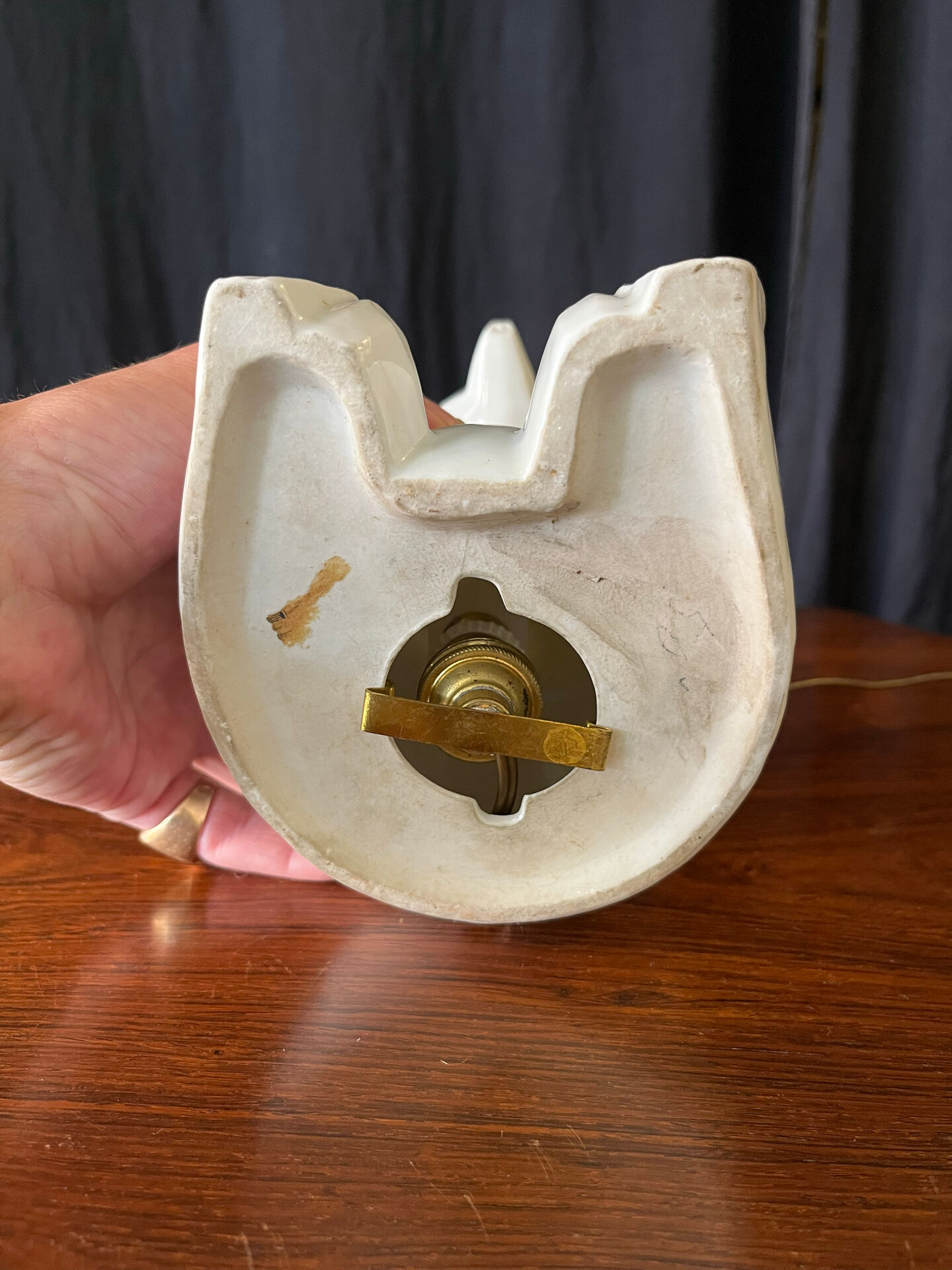 Petite lampe Art Déco ours polaire