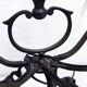 Girandole lamp in crystal and iron