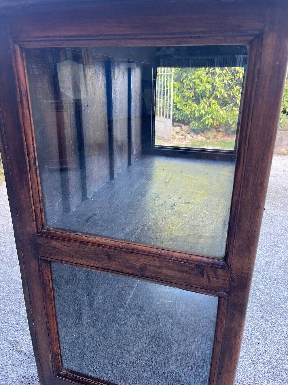 Vitrine en chêne, XIXème