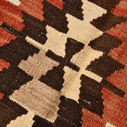 Tapis Kilim Vintage – Motifs Géométriques Tribaux, Tissé Main, 172x346 Cm