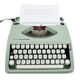 Hermes Baby Cursive Typewriter Revised New Ribbon