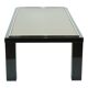 Table basse design Belgo Chrom par Roger van Hevel Or 23 carats 130 cm