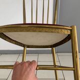 Vintage Chiavari Velvet Chair Circa 1960 Italy