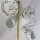 Pillivuyt porcelain tea or coffee service, floral model, Paris exhibition 1900