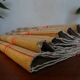 6 antique tea towels vintage cotton Métis 74 x 74