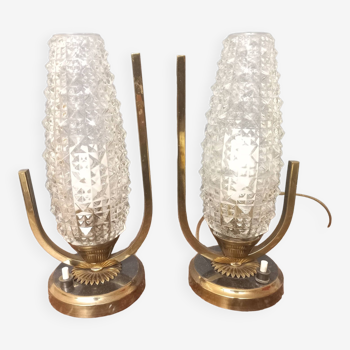 Pair of designer lamps