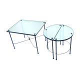 Tripartite coffee table years 50-70