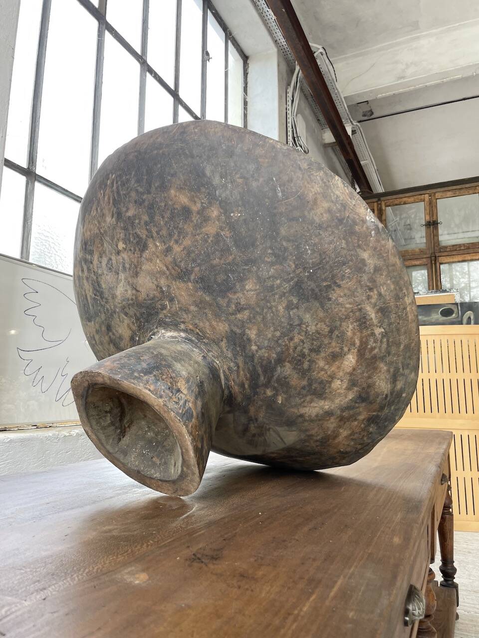 XL wooden Tuareg dish