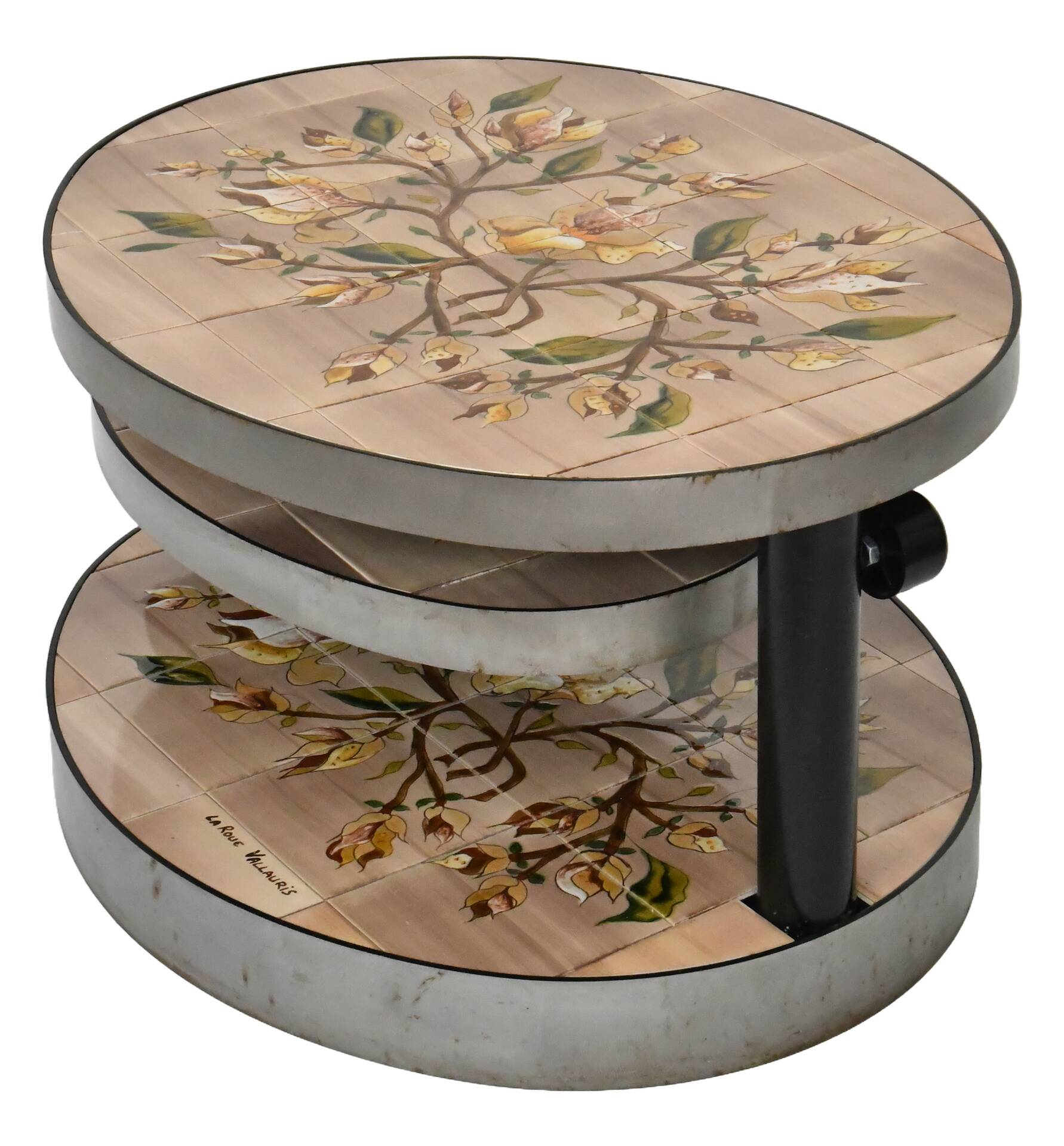 Vintage coffee table by Georges Pelletier for La Roue in Vallauris.