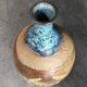Stoneware vase with effect, unique piece signed by poteries des mostuéjouls