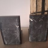 Art deco marble bookends