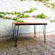 Table basse pieds épingles