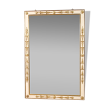 Lacquered and gilded mirror in Louis XVI style