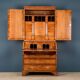 Queen Anne trumeau in walnut and oak, Great Britain, 18th century