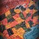 Mappemonde globe terrestre 1983