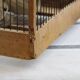 Old wooden bird cage