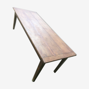 Table ferme ancienne pieds fuseaux