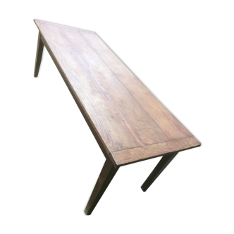 Table ferme ancienne pieds fuseaux