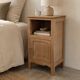Antique solid wood bedside table – storage furniture