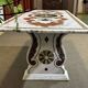Italian marble dining table - 1970s craftsmanship