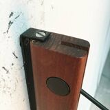 Mid-century pivoting wall lamp with a swing arm, Cocoon, made of teak wood, 1960s.