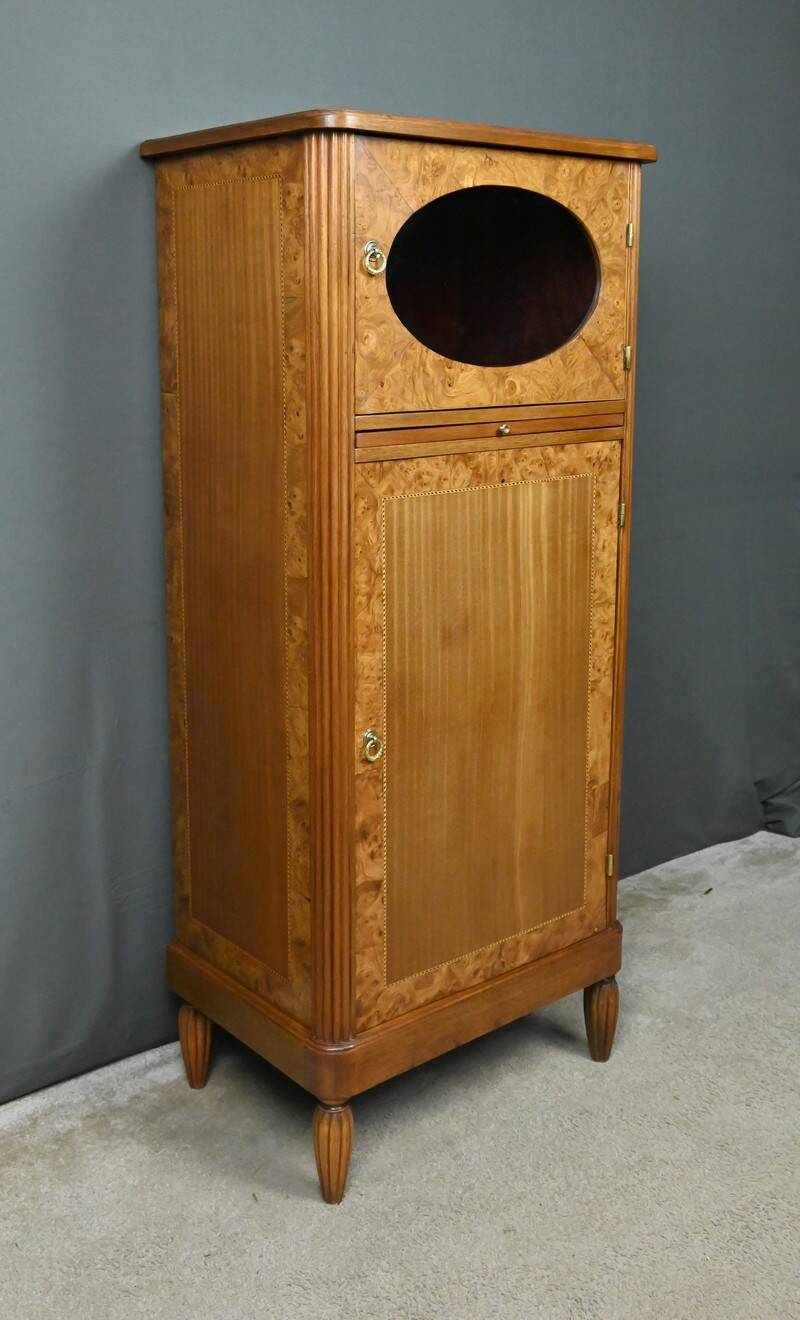 Furniture made of thuya burl and mahogany, Art Deco period – early 20th century.