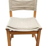 Tomas Jelinek Kotka Chair for Ikea pine and linen 1970s