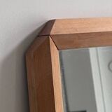 Large wooden mirror