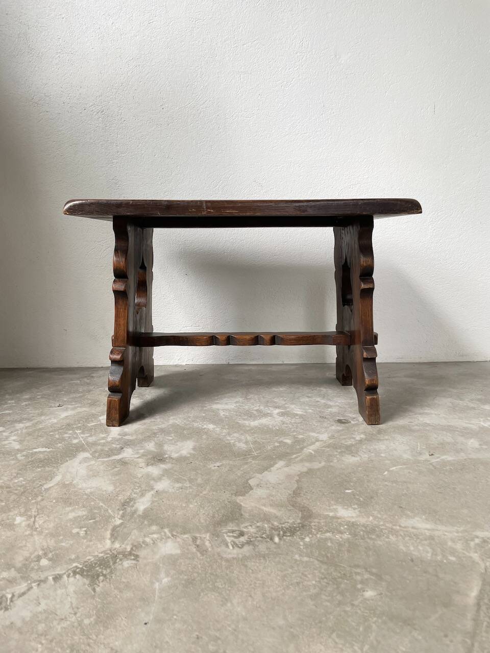 50s Brutalist Oak Coffee Table