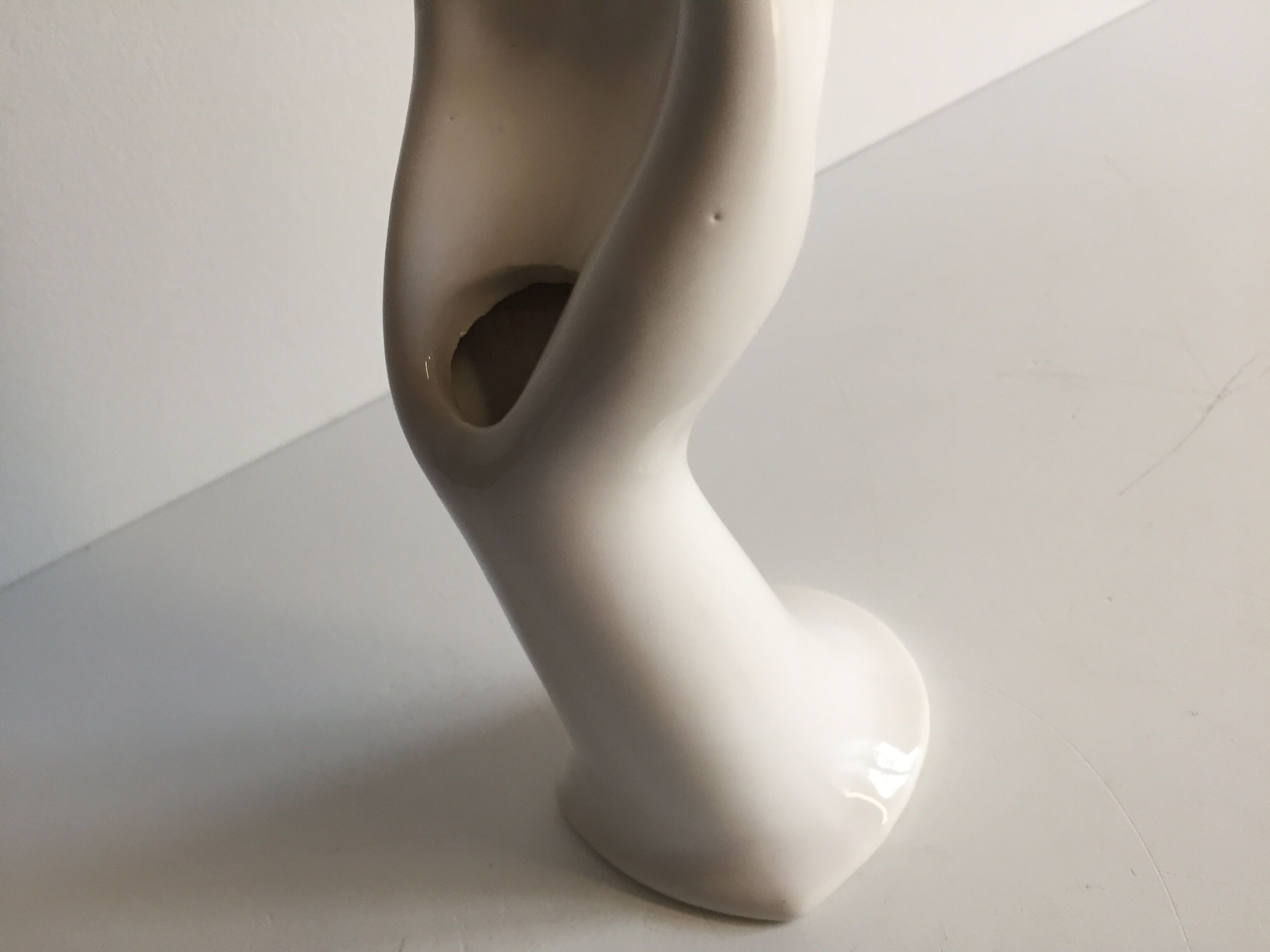 Hand vintage ceramic enamelled