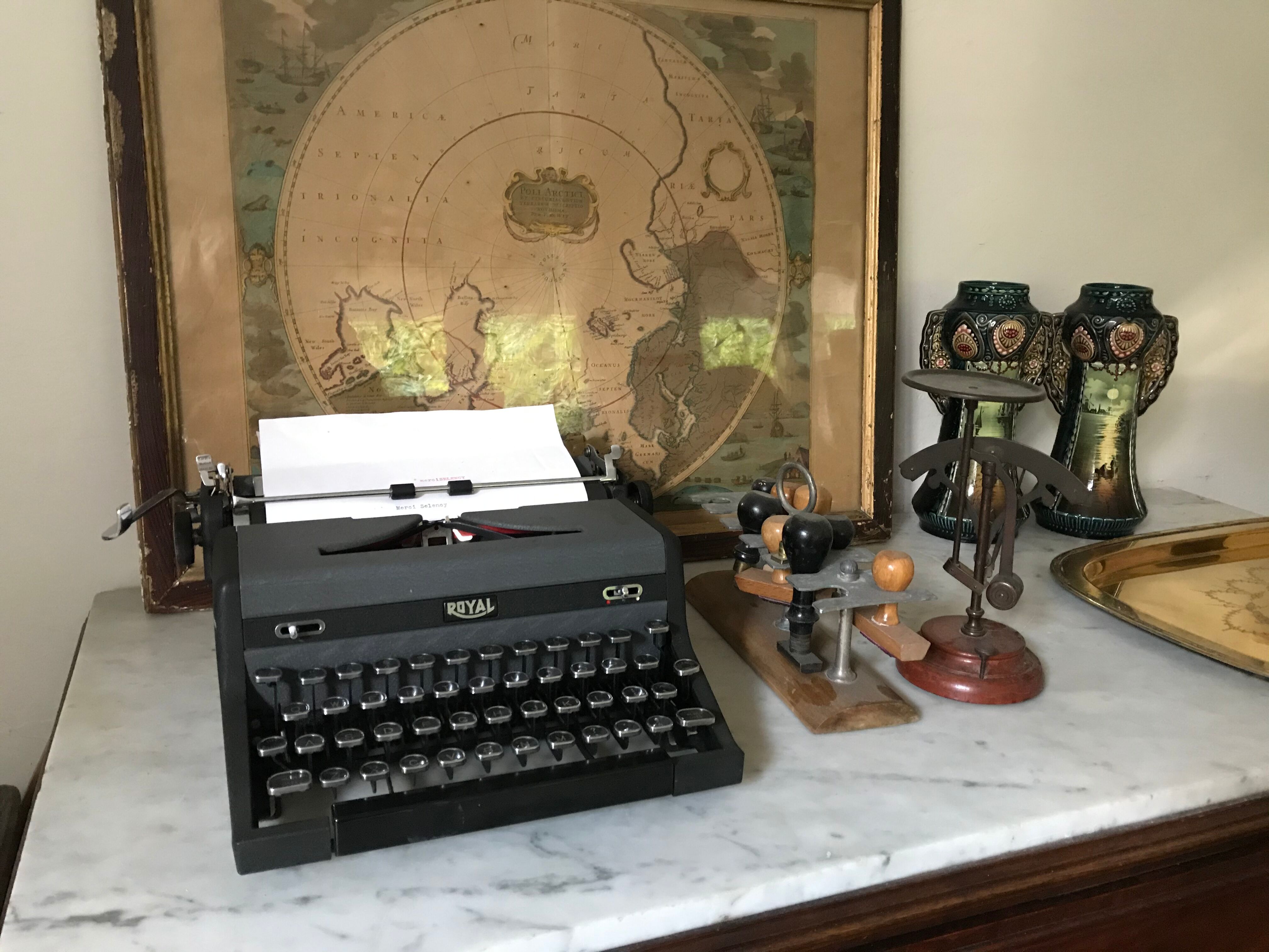 Royal typewriter, circa 1940