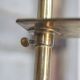 1930s brass floor lamp, reading lamp.