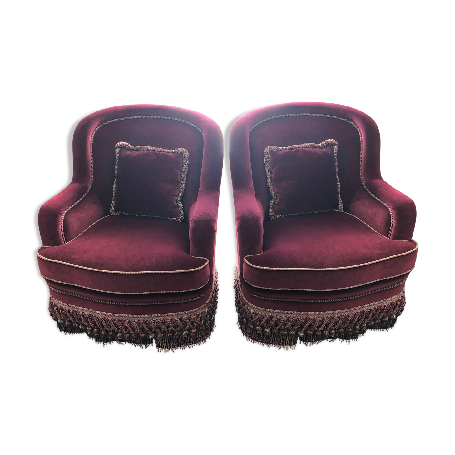 Pair of armchairs