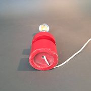 Lampe en bois moderniste 1940/1950.