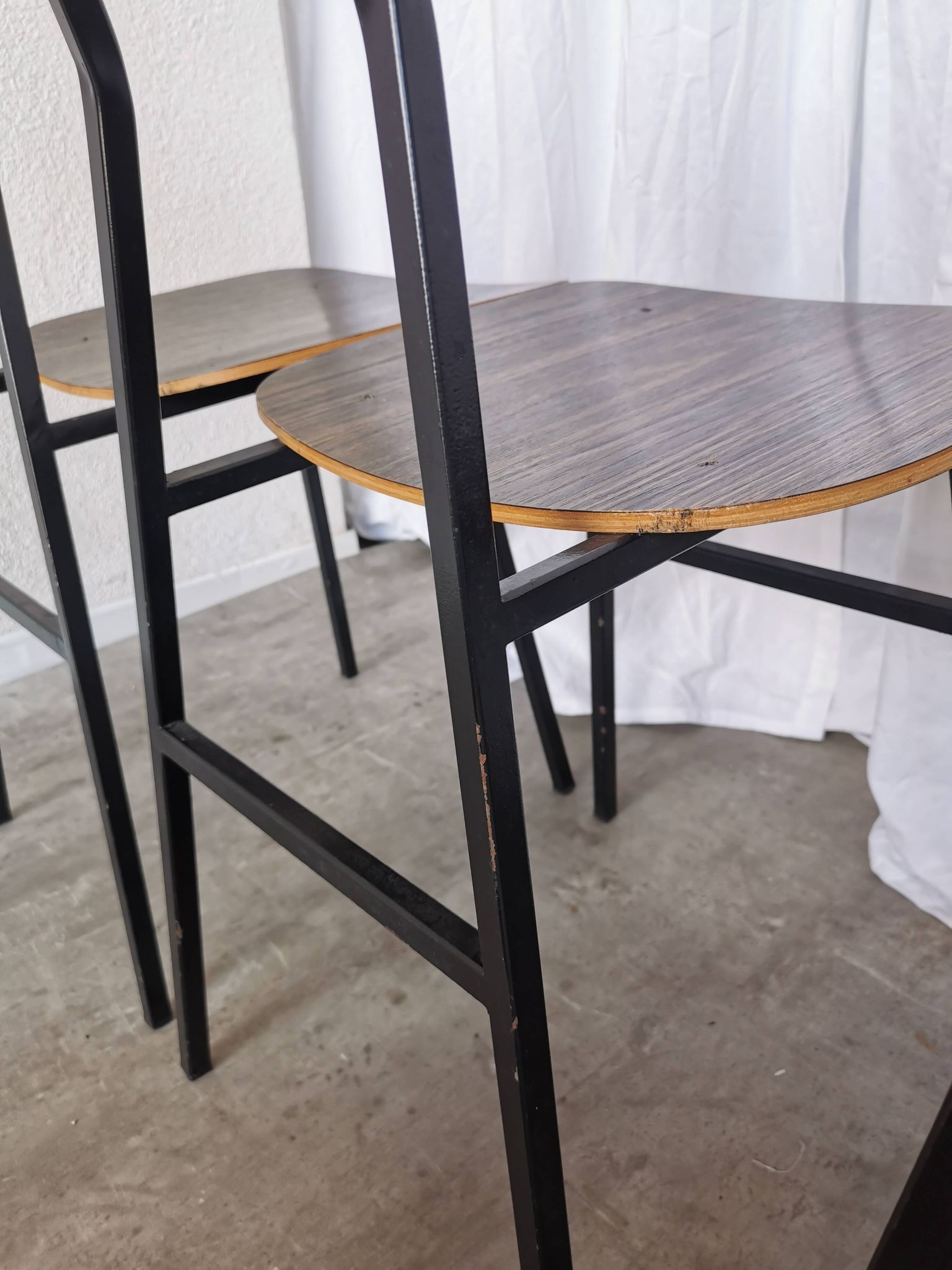 Vintage Industrial School Chairs - STOL Kamnik - 70s Yugoslavia - Set of 6