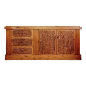 Mid-century Brutalist - wood