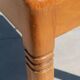 Vintage Scandinavian-style wooden table with drawer, 1950s-60s.